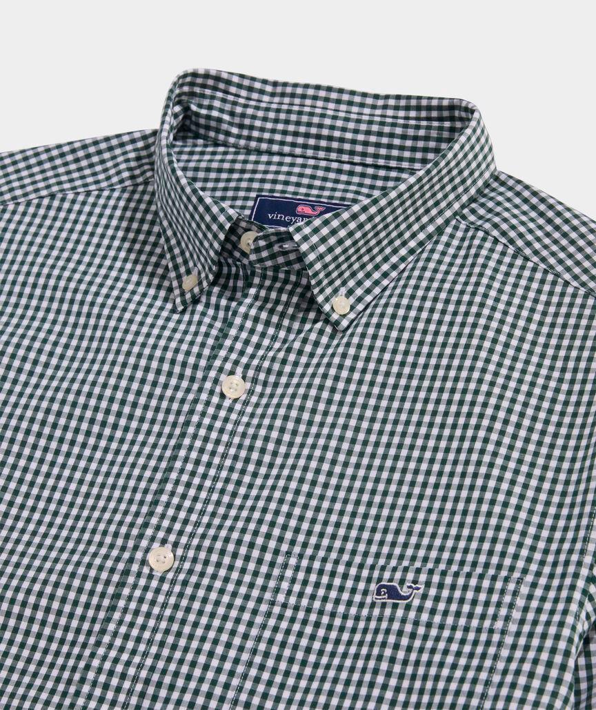 Stretch Poplin Gingham Shirt Product Image