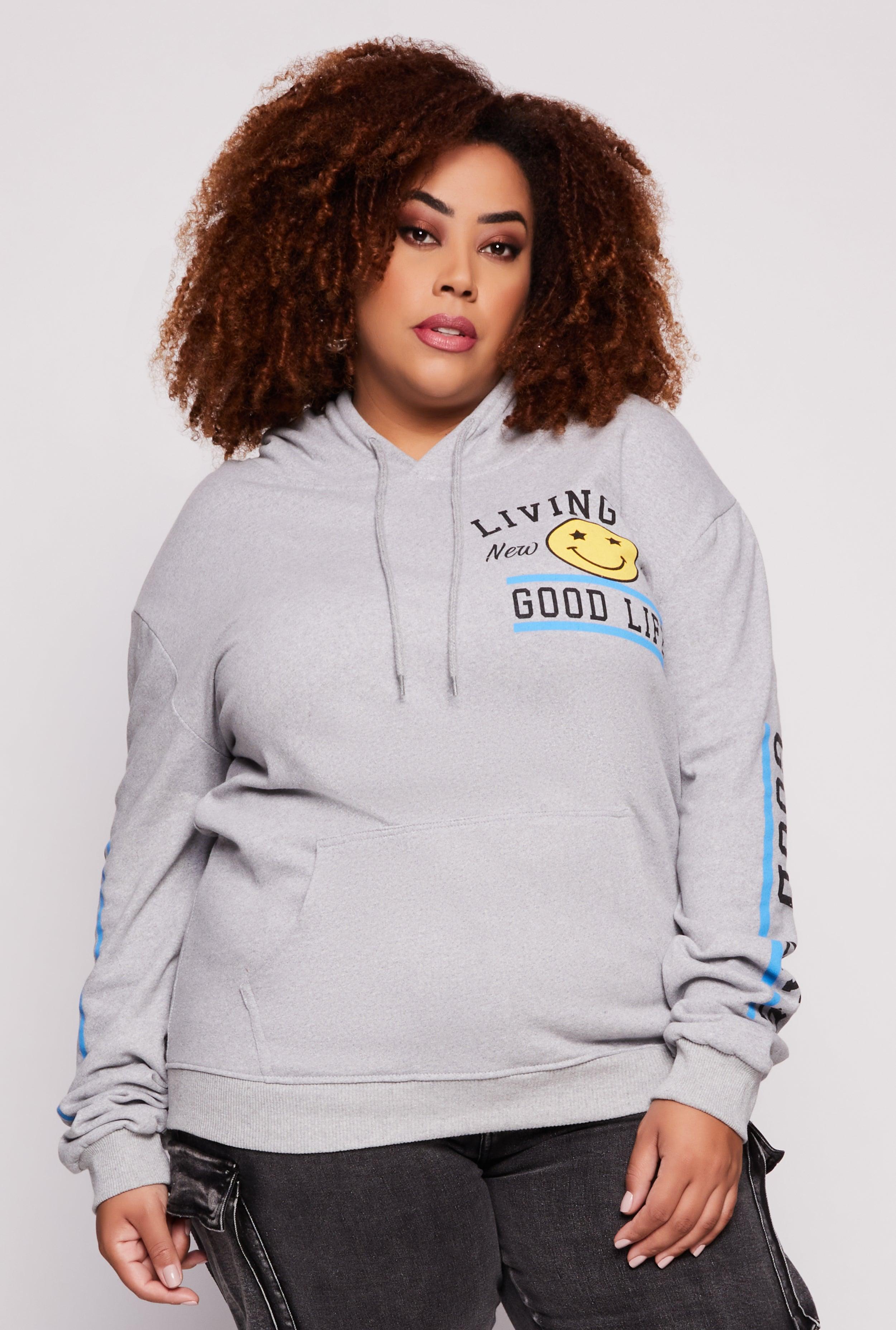 Womens Plus Size Living My Good Life Pullover Hoodie product image