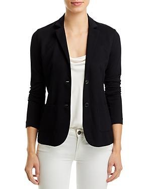 Majestic Filatures Soft Touch Two-Button Blazer (Milk) Women's Clothing Product Image