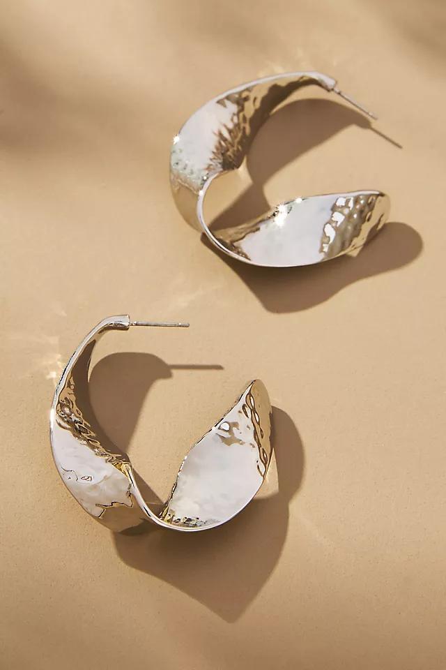 Molten Twist Hoop Earrings Product Image