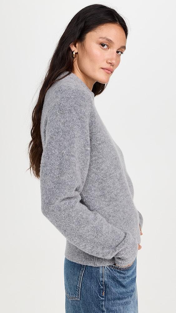 White + Warren Boucle Cashmere Blend Sweatshirt | Shopbop Product Image