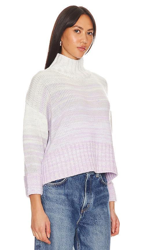 525 Ombre Blair Pullover Sweater in Lavender. Size XS. Product Image