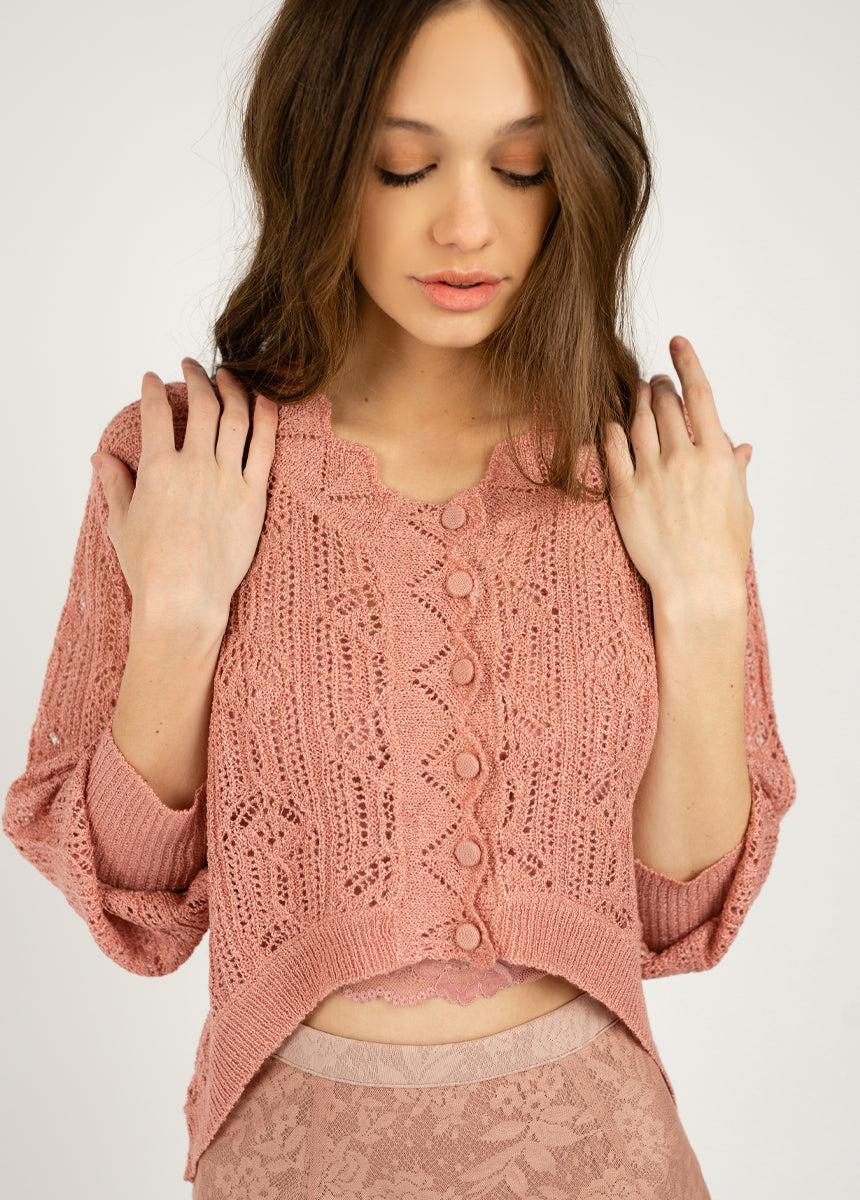 Jelana Sweater in Ashe Rose Product Image