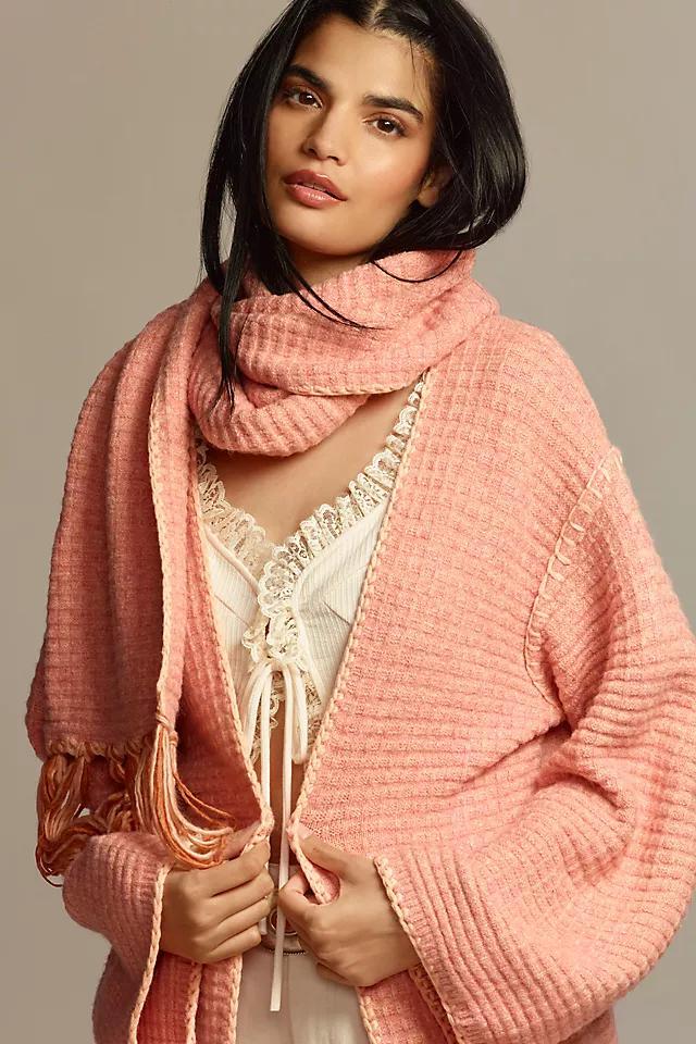 By Anthropologie Whipstitch Twofer Cardigan Sweater Product Image