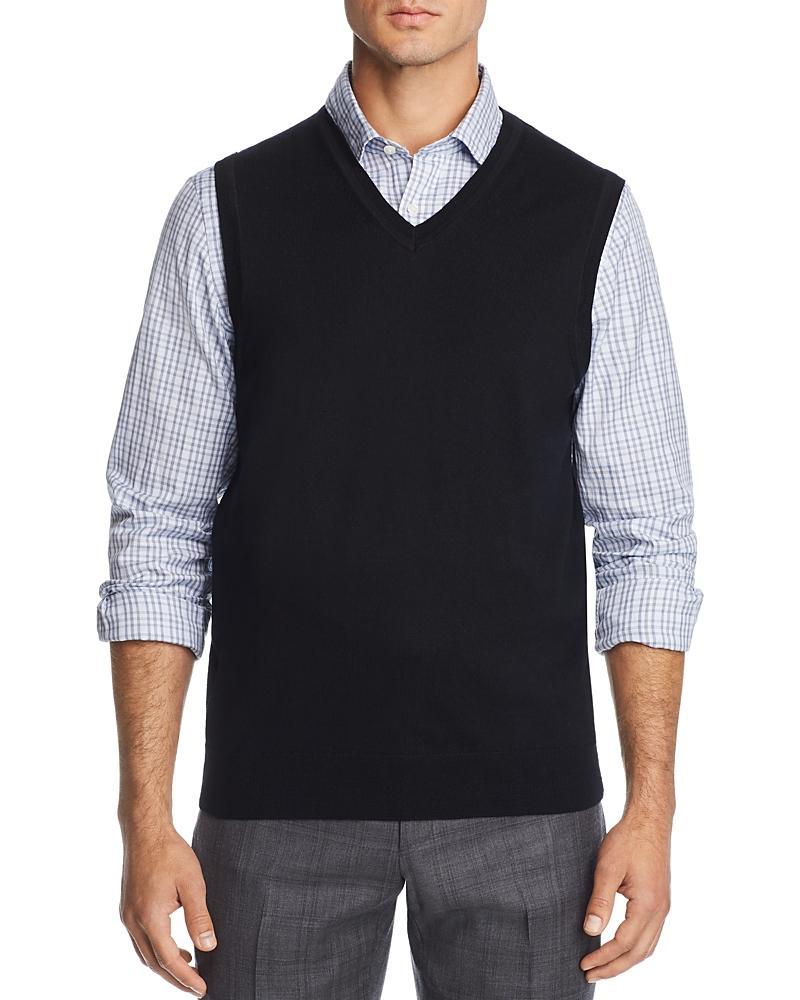 The Mens Store at Bloomingdales V-Neck Merino Wool Vest - Exclusive Product Image