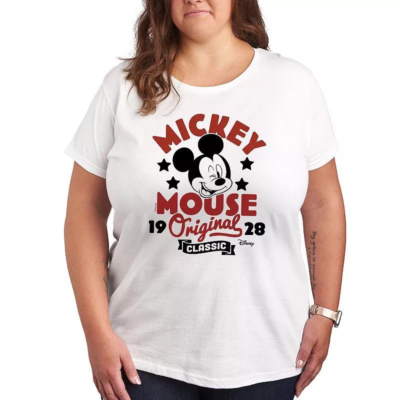 Disneys Mickey Mouse Plus Original Graphic Tee, Womens Product Image