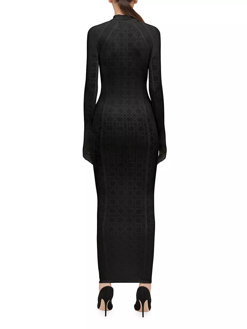 SIMKHAI x Wolford Semi-Sheer Logo Dress Product Image