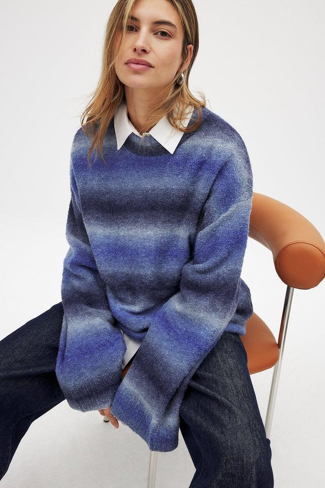 Ombre Knitted Oversized Sweater Product Image