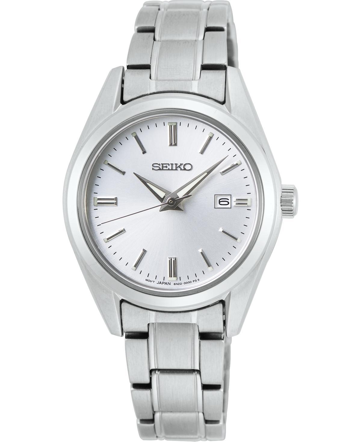 Seiko Womens Essentials Stainless Steel Watch - SUR633 Silver Product Image