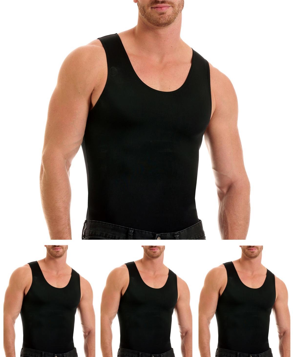 Mens Big & Tall Insta Slim 3 Pack Compression Muscle Tank T-Shirts Product Image