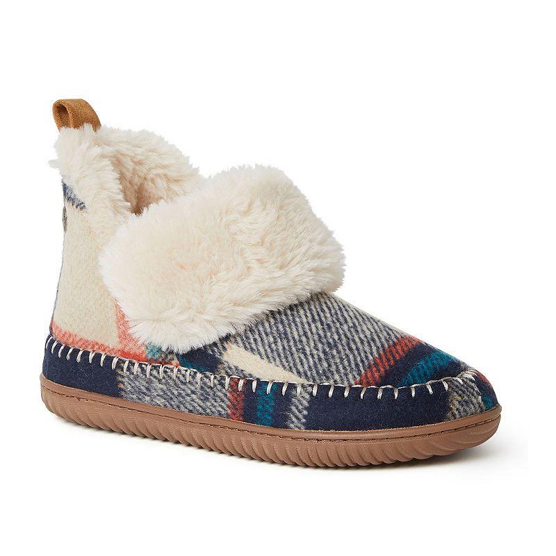 Alpine by Dearfoams Moritz Womens Bootie Slippers Blue Product Image