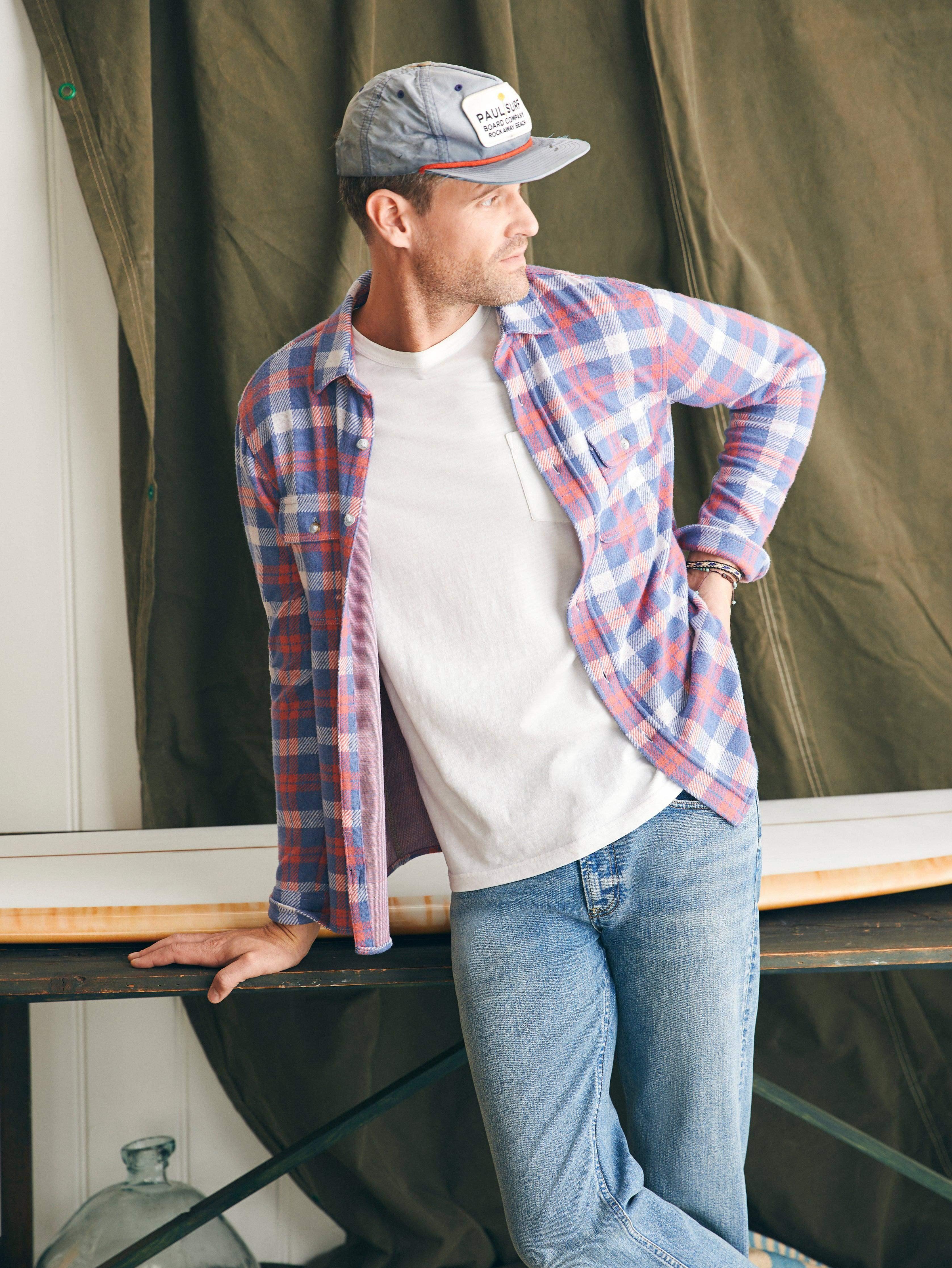 Legend™ Sweater Shirt (Tall) - Viewpoint Rose Plaid Product Image