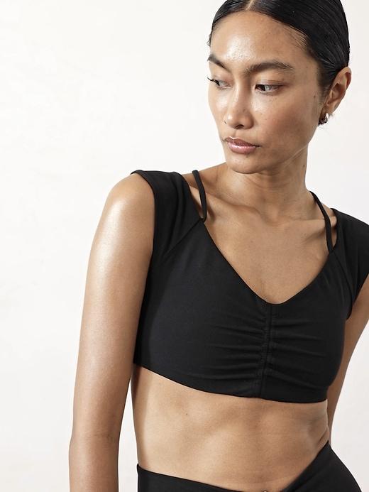 Cinch Built-In Bra Crop Tee Product Image