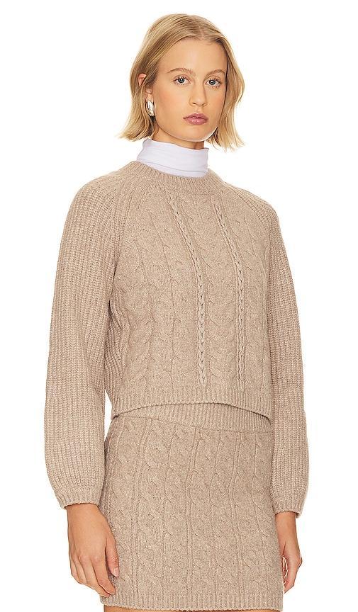 Stitches & Stripes Ari Pullover in Tan. Size L, M, S, XL. Product Image