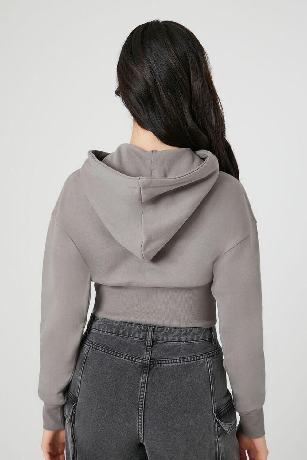 Cropped Bustier Hoodie | Forever 21 Product Image