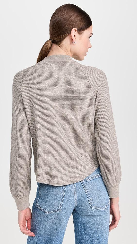 Madewell Raglan Waffle Tee | Shopbop Product Image