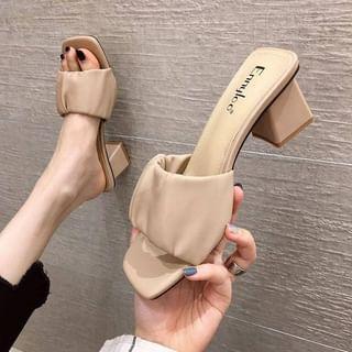 Block Heel Slide Sandals product image