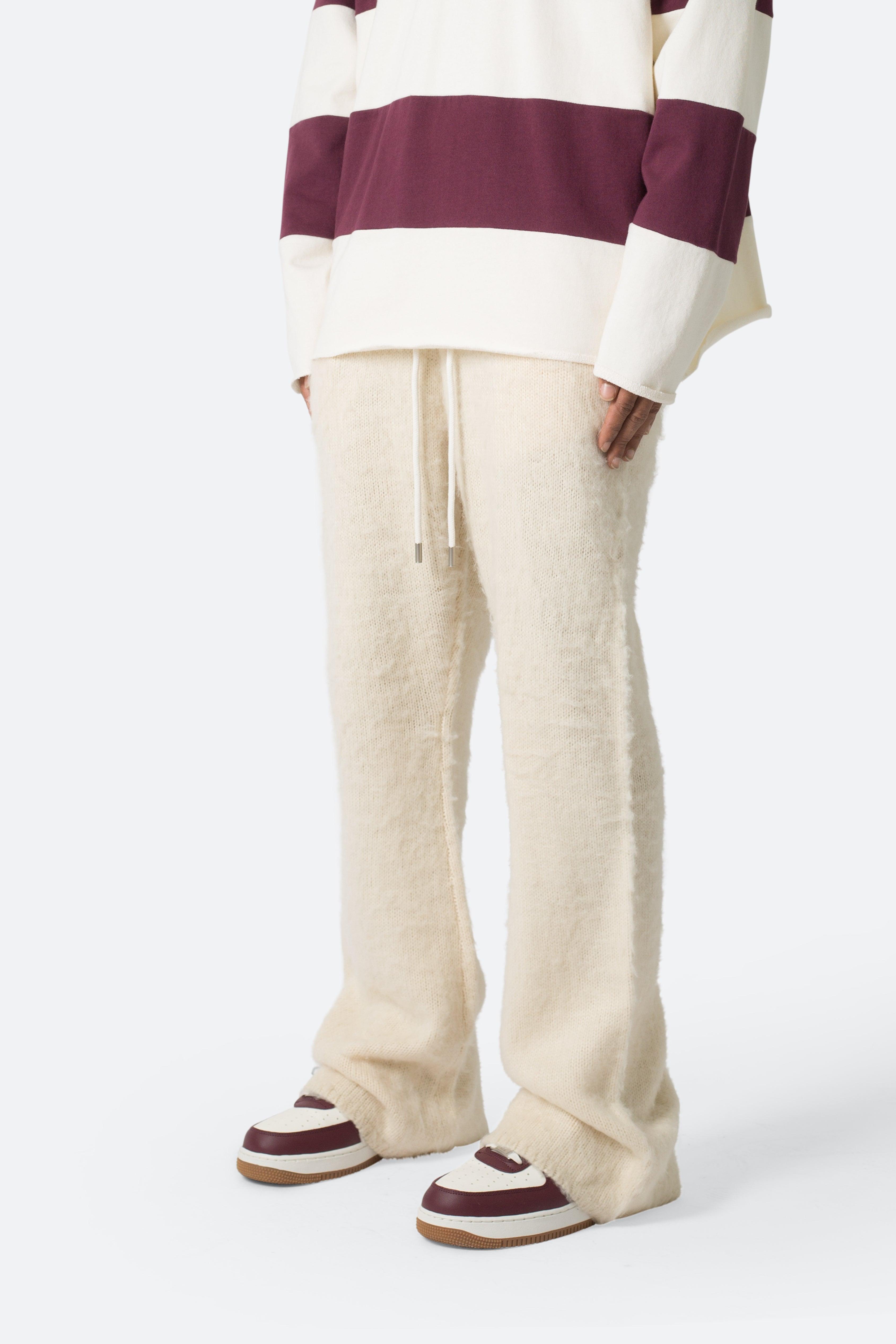 Fuzzy Sweatpants - Off White Product Image