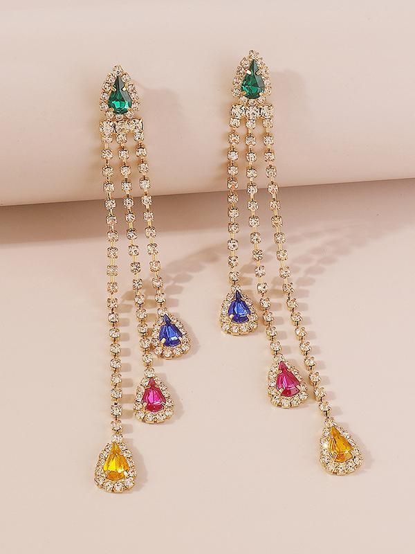 Tasseled Drop Earrings Earrings Accessories Product Image