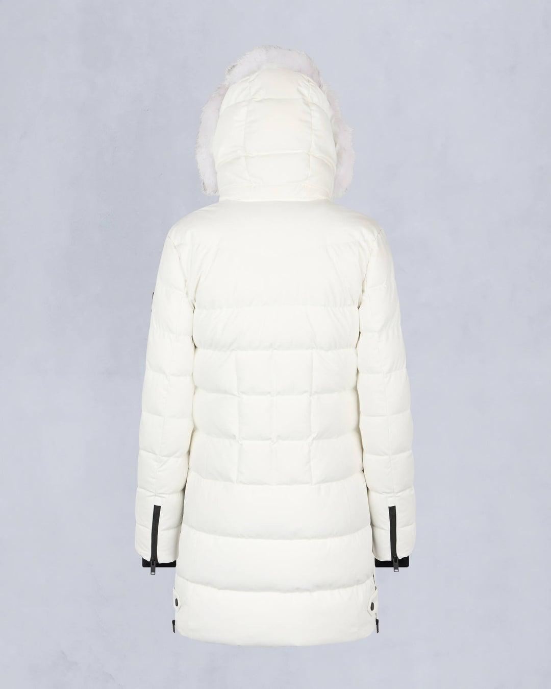 Moose Knuckles Womens Watershed 3 Parka in Milky Way with Natural Shearling Female Product Image