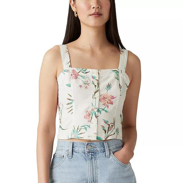 Womens Levis Linen Lottie Top Floral Sunny Ivory Product Image