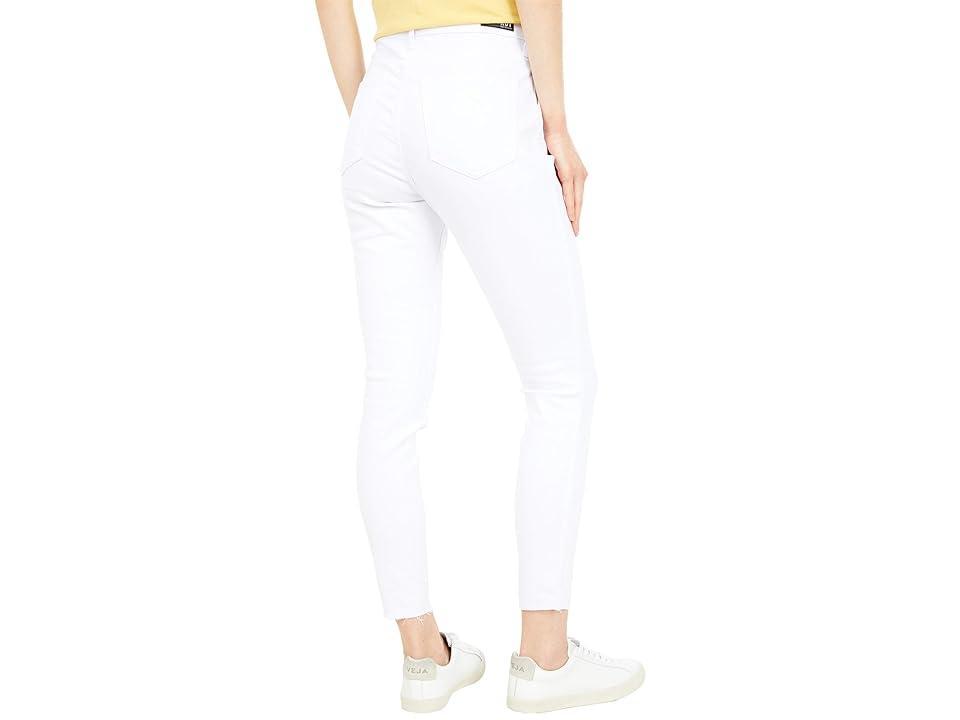 KUT from the Kloth Connie High-Rise Ankle Skinny Jeans (Optic White) Women's Jeans Product Image