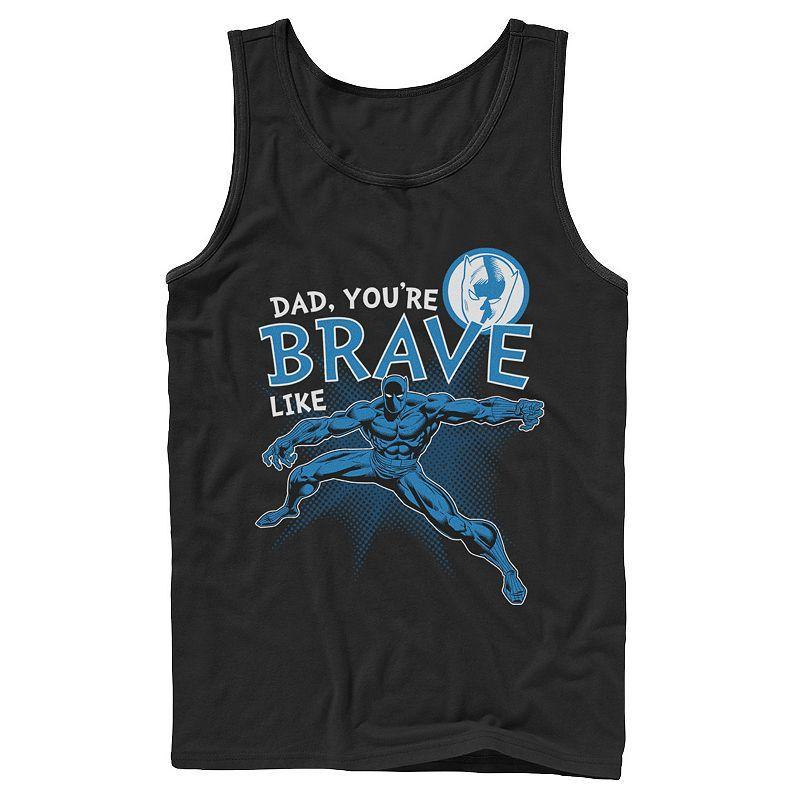 Mens Marvel Panther Brave Dad Fathers Day Tank Top Product Image