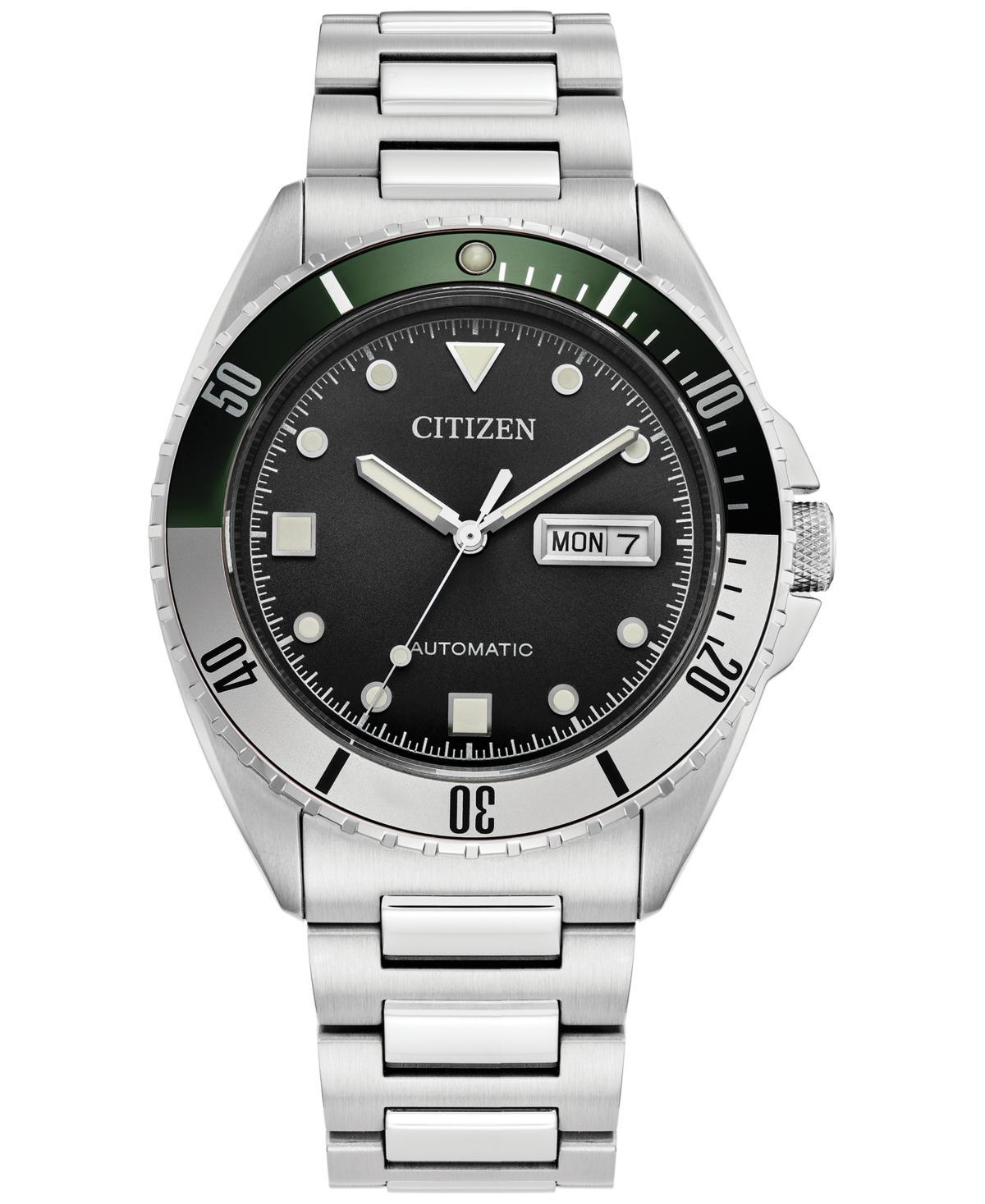 Citizen Mens Automatic Sport Luxury Stainless Steel Bracelet Watch 42mm Product Image