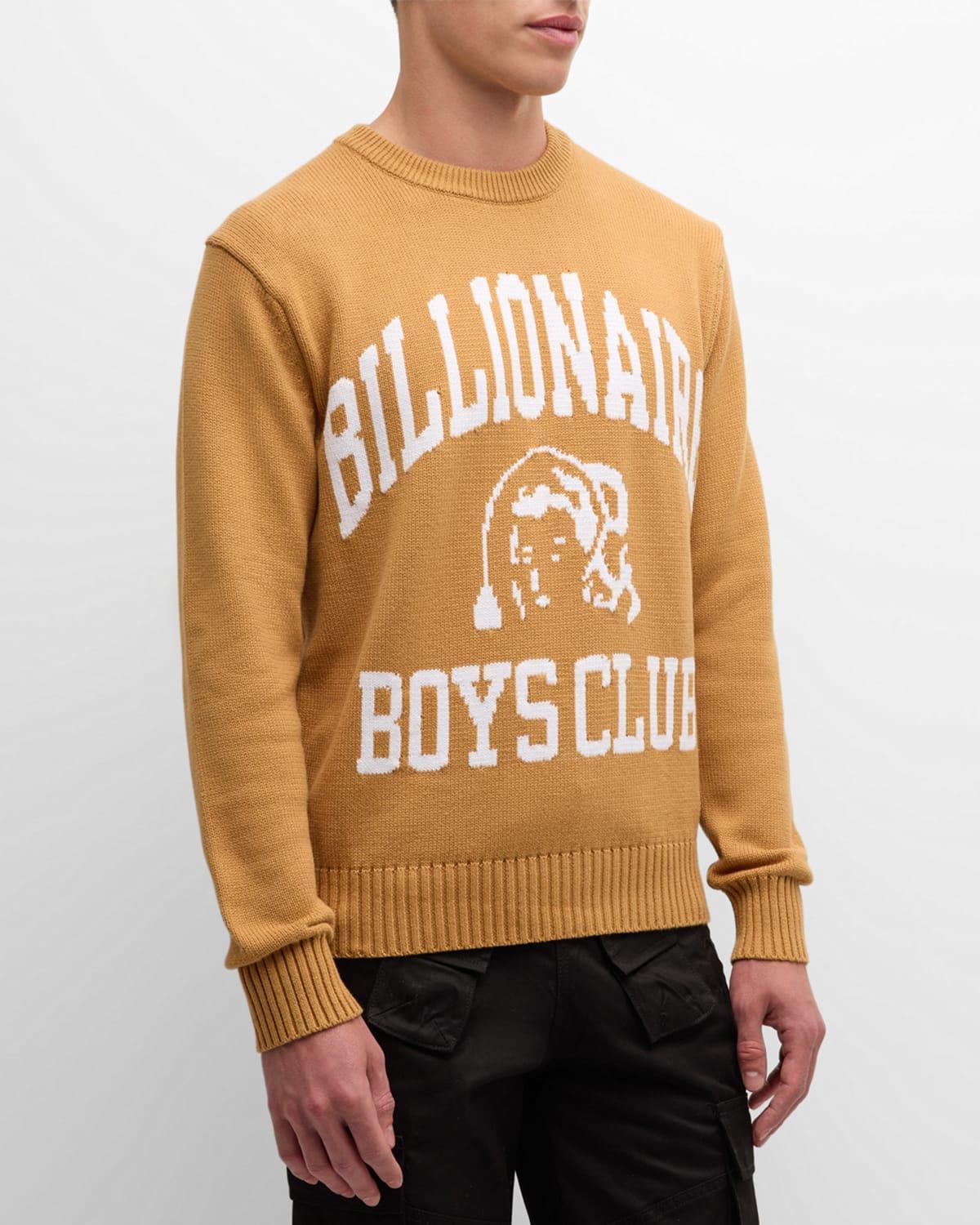 Mens BB Campus Knit Crewneck Sweater Product Image