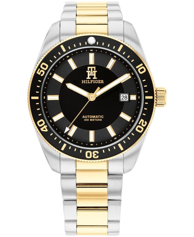 Tommy Hilfiger Mens Automatic Two-Tone Stainless Steel Bracelet Watch 40mm, Exclusively Ours - Two-tone Product Image