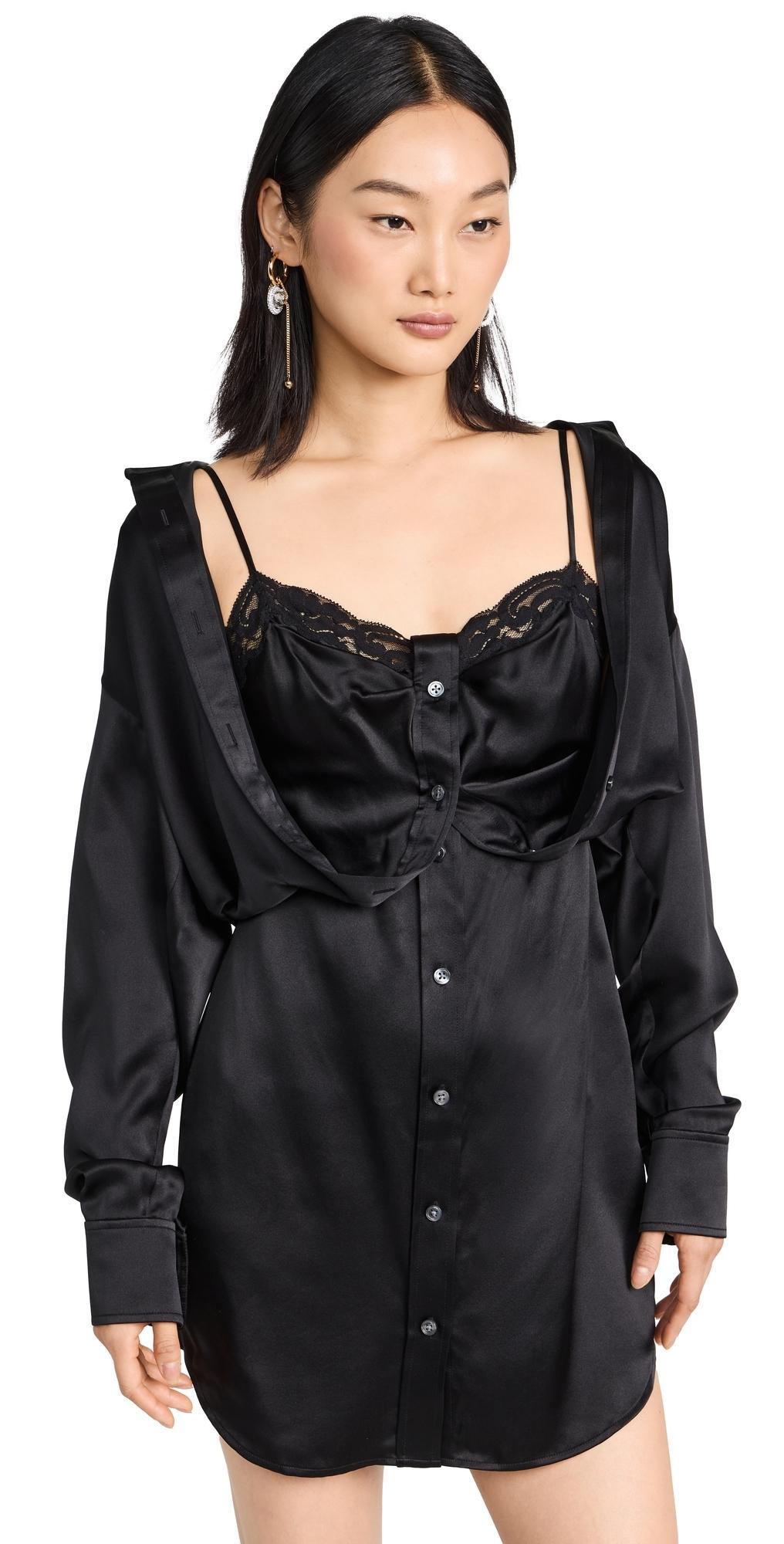 alexanderwang. t Silk Button Down Dress Product Image