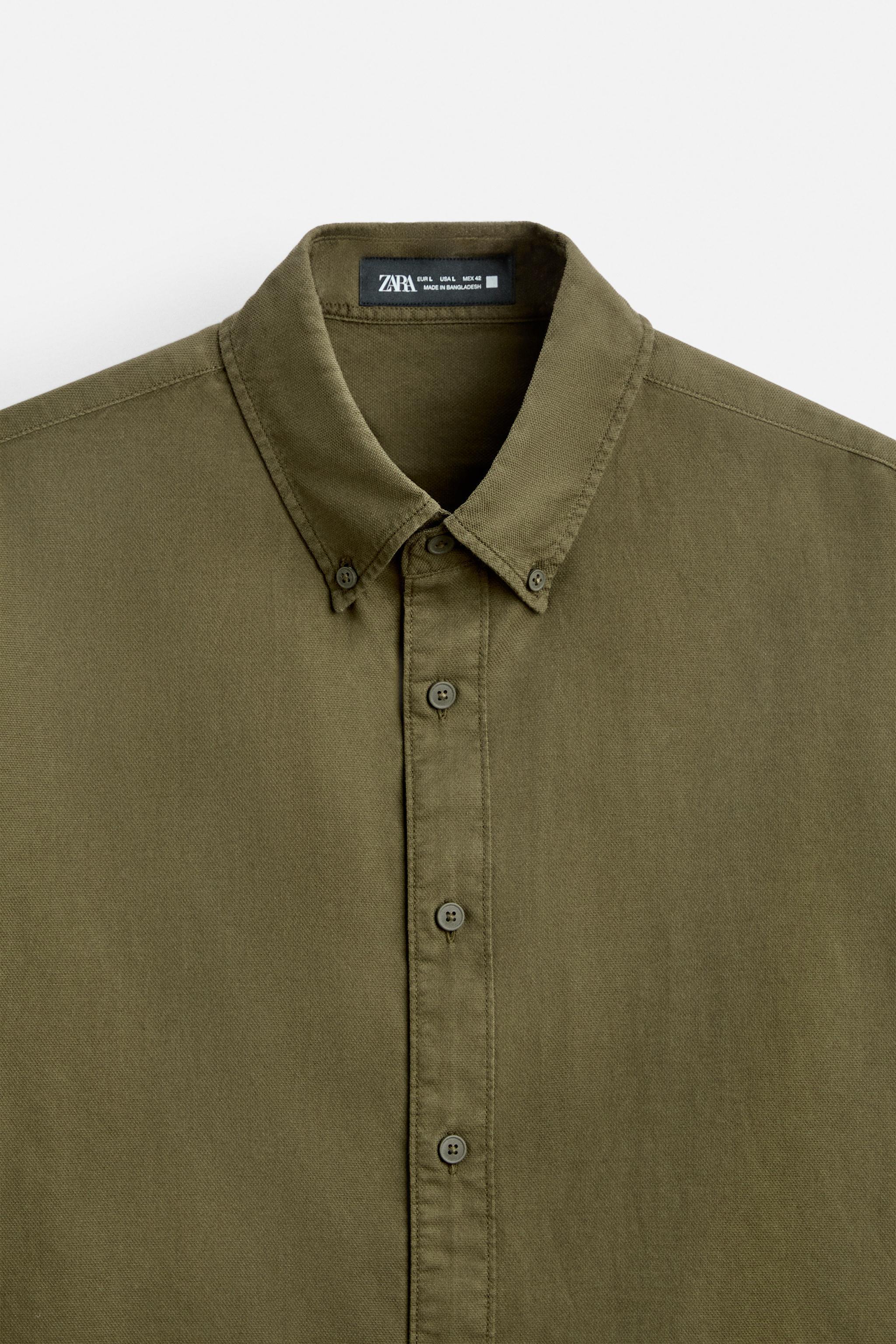 TEXTURED WEAVE TWILL SHIRT Product Image