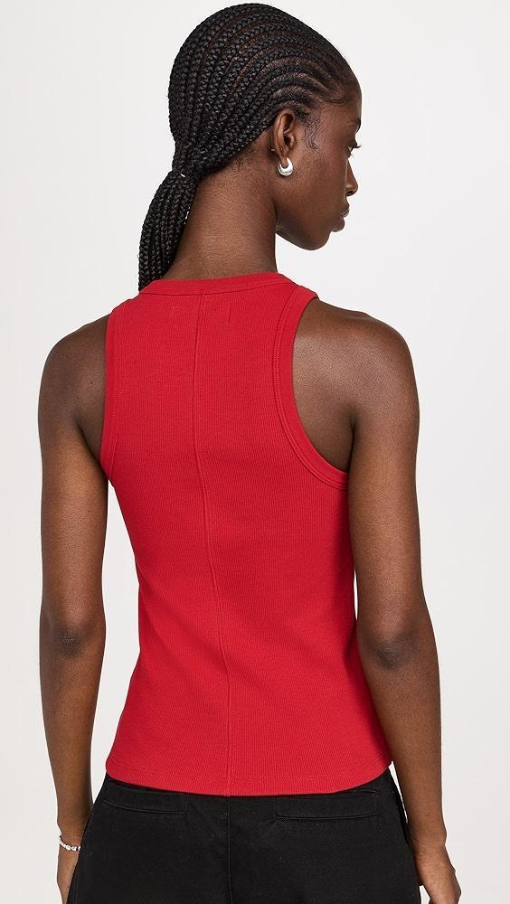 Sold Out NYC The Not So Basic Tank in Cherry | Shopbop Product Image