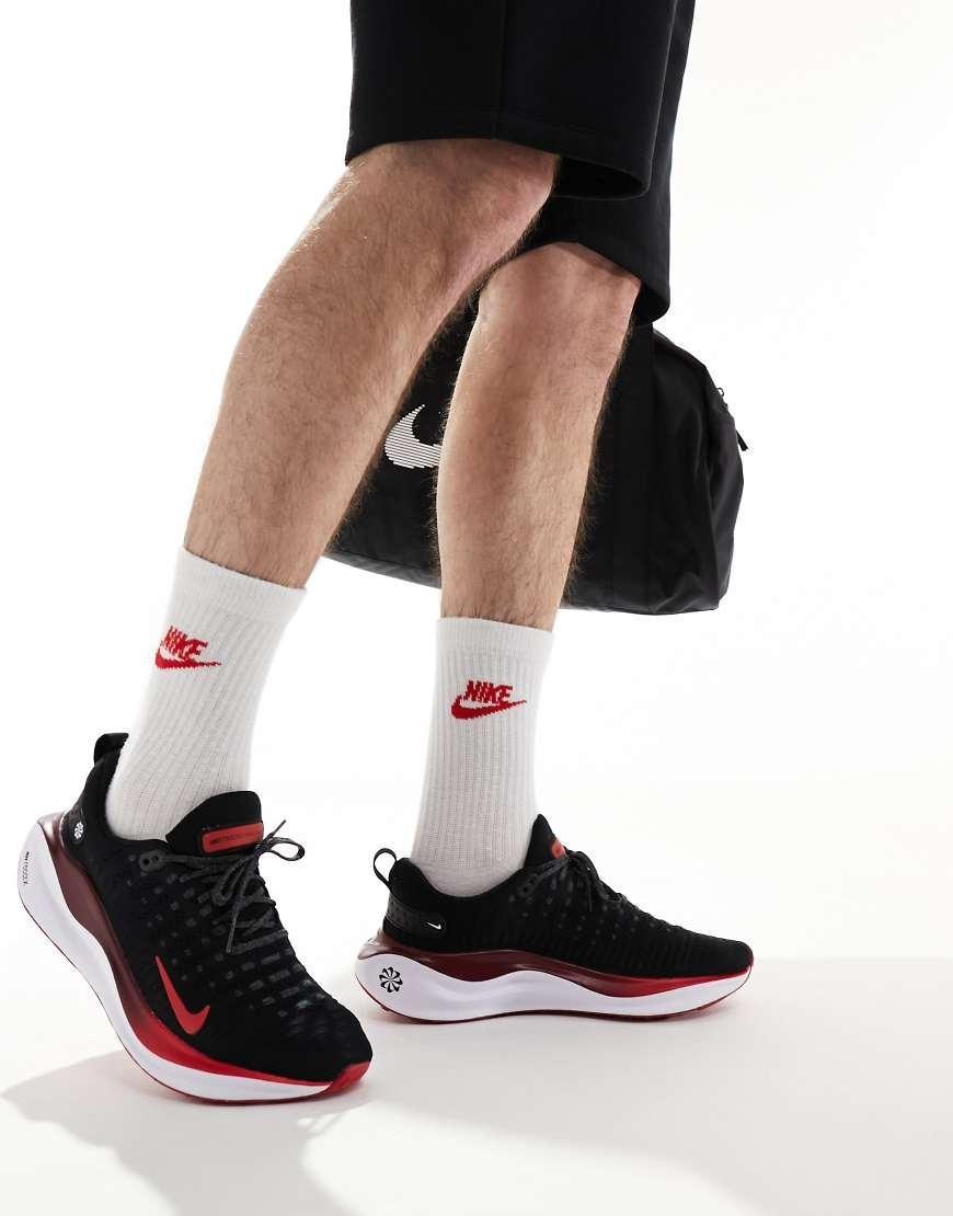 NIKE Mens  Reactx Infinity Run 4 In Red/white/black Product Image