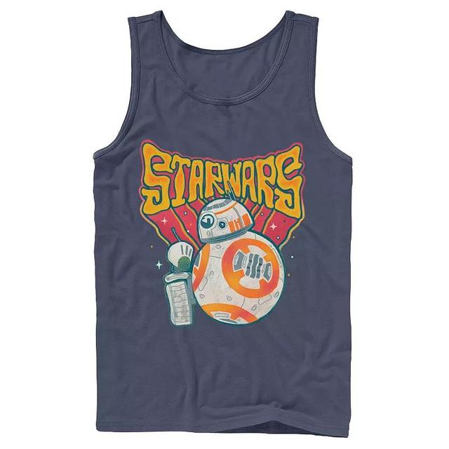 Mens Star Wars The Rise of Skywalker Droid Duo Tank Top Blue Product Image