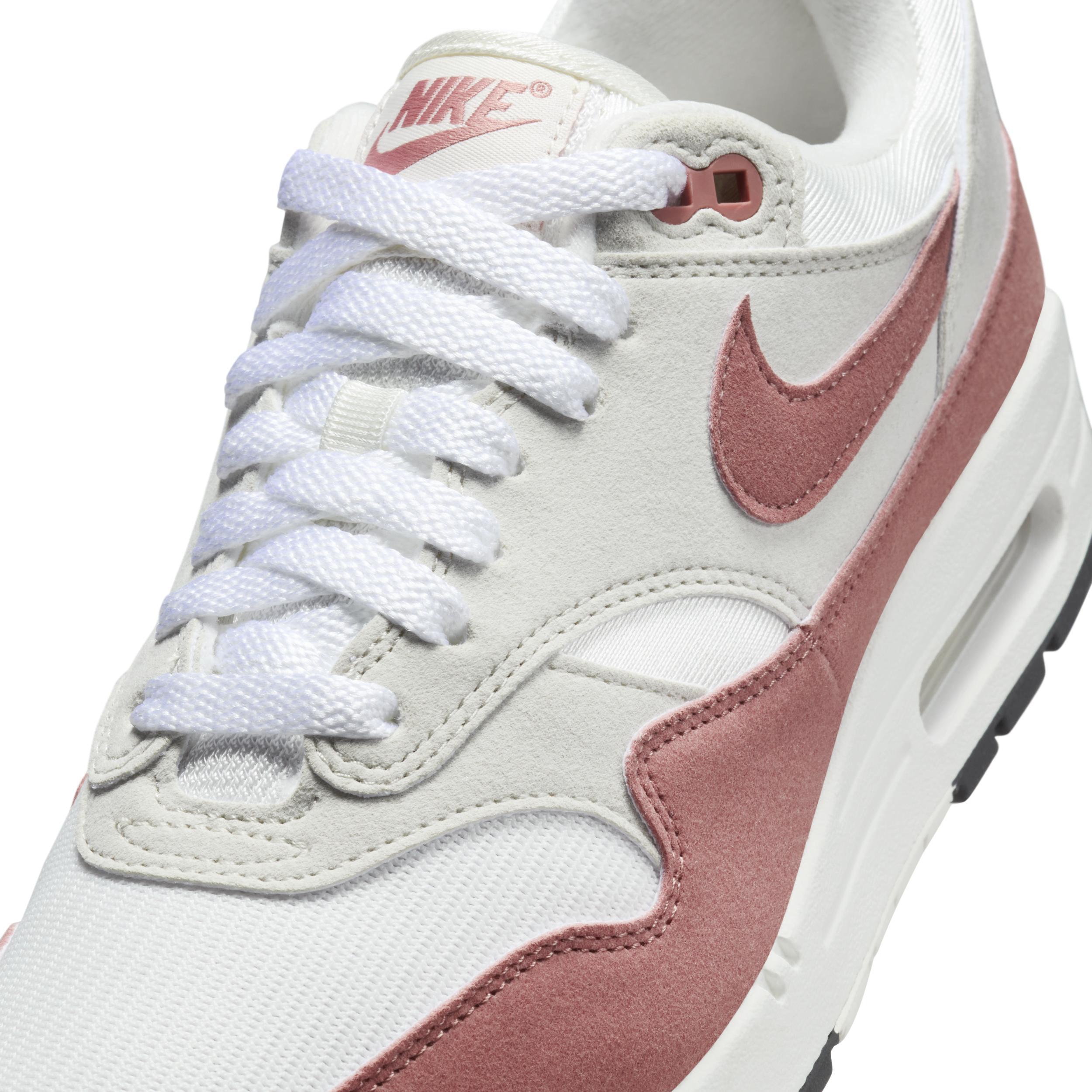 Nike Womens Air Max 1 87 - Shoes Sail/Canyon Pink/Black Product Image