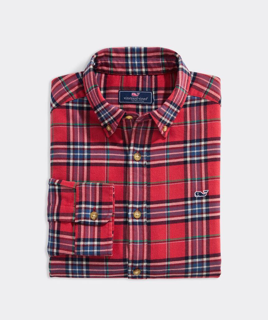 Vineyard Flannel Plaid Shirt Product Image