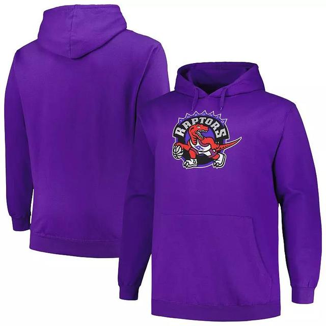 Mens Mitchell & Ness Purple Toronto Raptors Hardwood Classics Big & Tall Pullover Hoodie Product Image