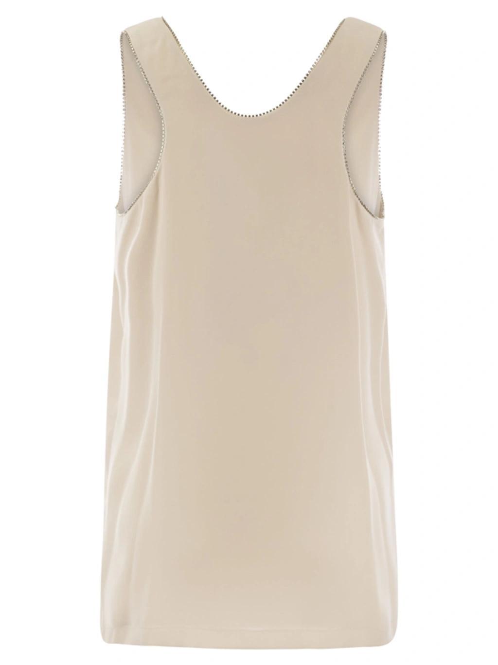 Studio Nemi Tank Top In Beige Product Image