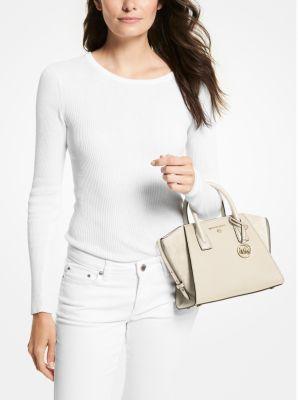 Avril Small Leather Top-Zip Satchel Product Image