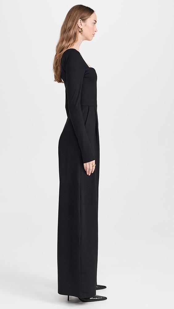 Susana Monaco Sweetheart Long Sleeve Jumpsuit 32" | Shopbop Product Image