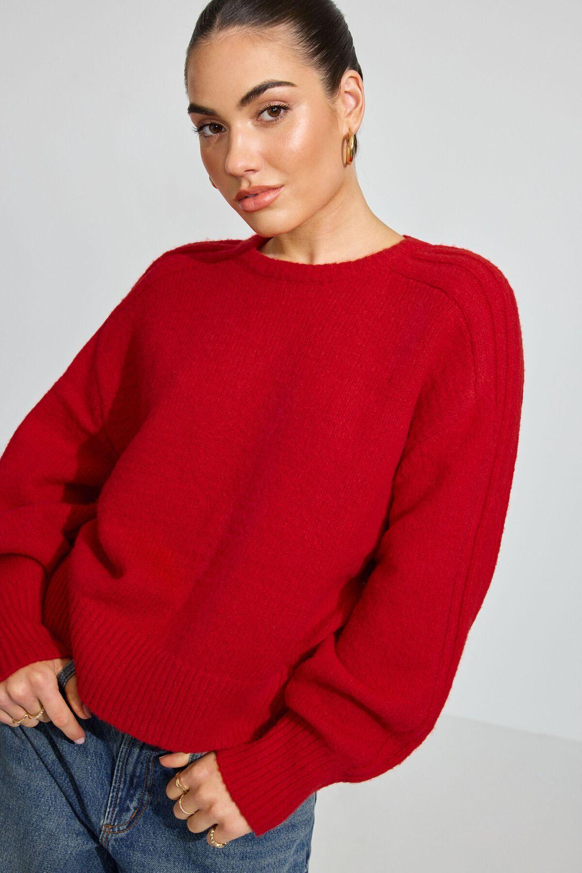 Spongy Loose Crewneck Sweater Product Image