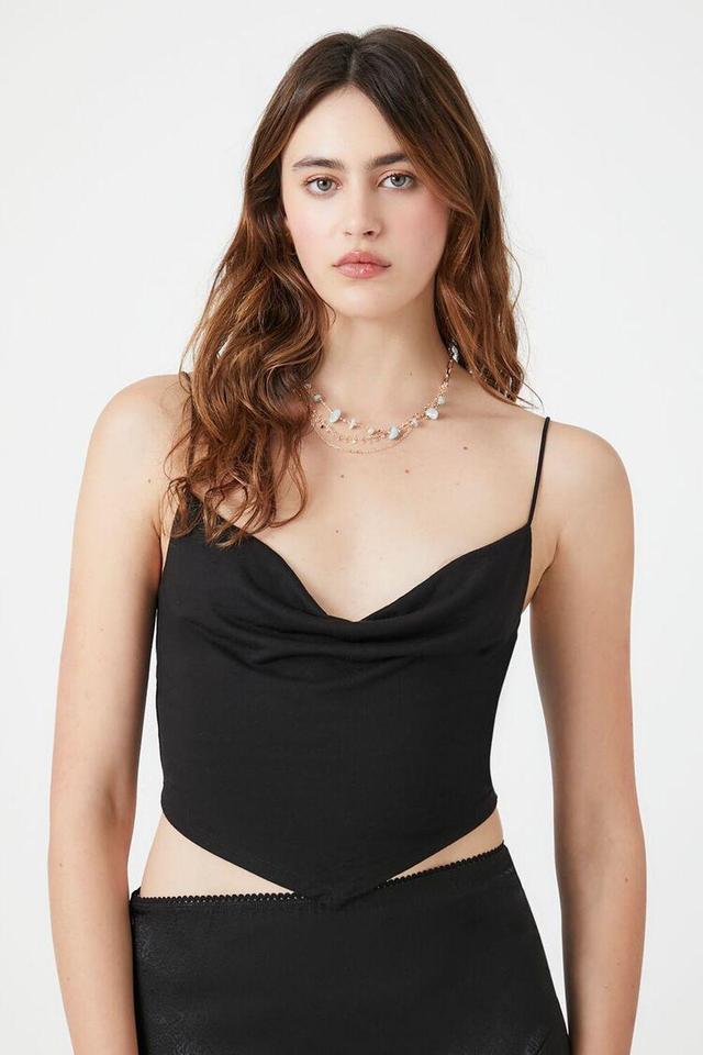 Cropped Cowl Cami | Forever 21 Product Image