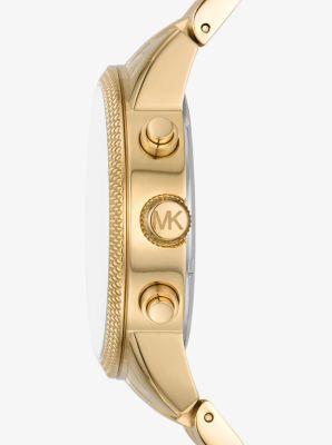 Oversized Pavé Logo -Tone Watch Product Image