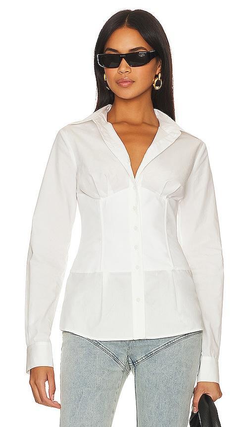 RTA Poplin Corset Shirt product image