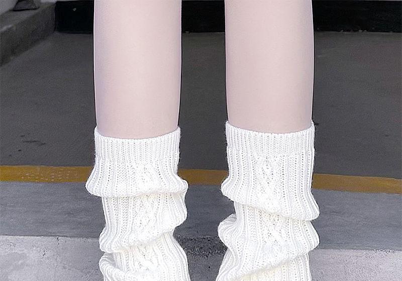 Plain Knit Leg Warmers Product Image