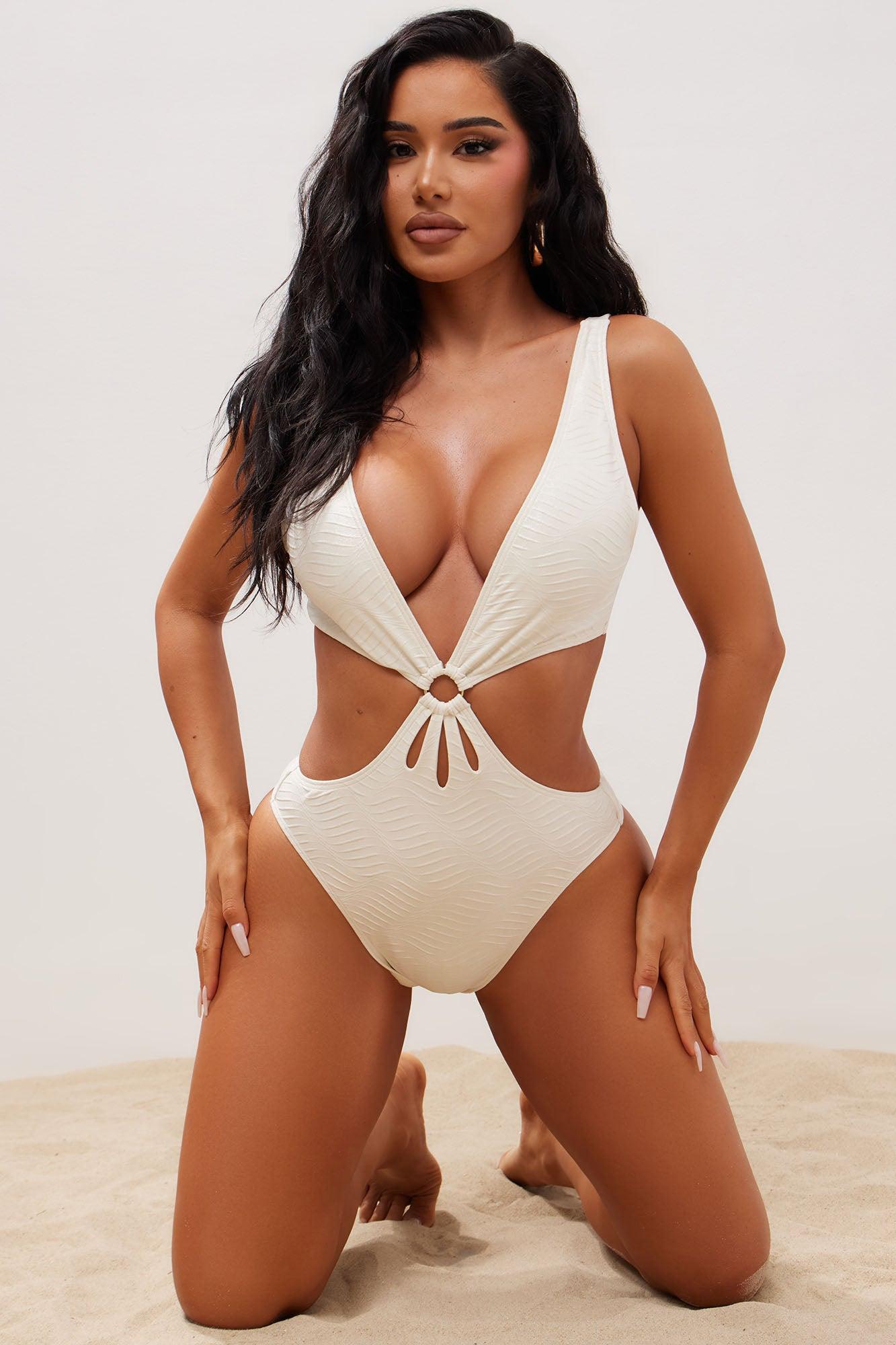 Treasures And Shells 1 Piece Swimsuit - Cream Product Image