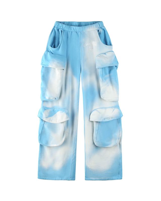 Cargo Sweatpants Vintage Blue Product Image