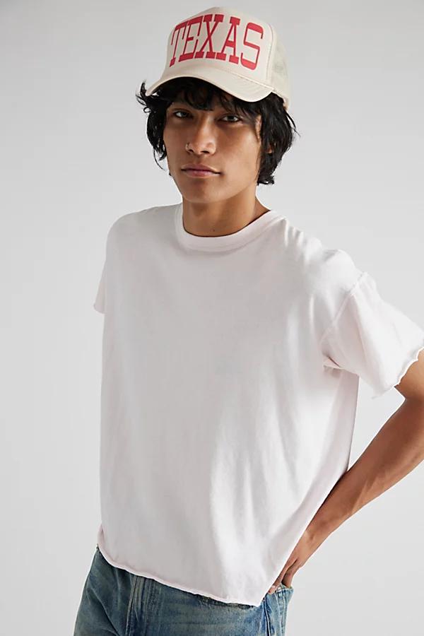 Urban Renewal Remade Overdyed Raw Cut Tee Mens at Urban Outfitters Product Image