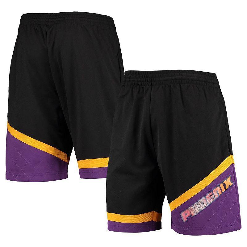 Mens Mitchell & Ness Black Phoenix Suns Hardwood Classics 75th Anniversary Swingman Shorts Product Image